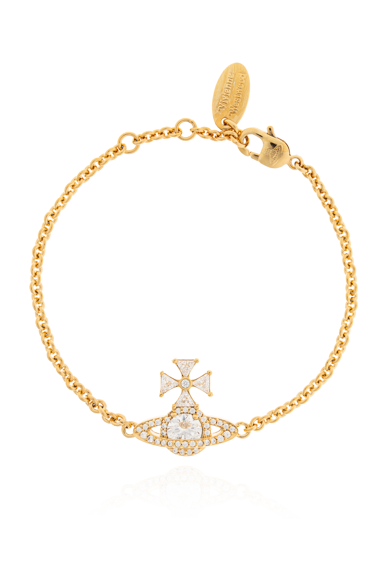 Gold Brass bracelet Vivienne Westwood - Vitkac Italy